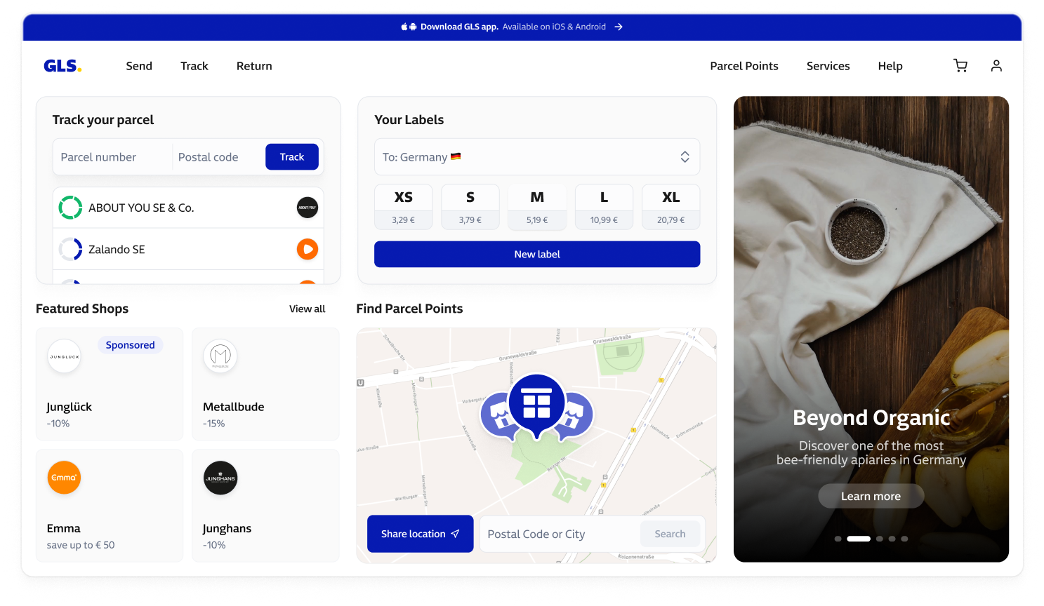 GLS/NXT Design Vision Homepage